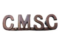 WW1 Canadian CEF CMSC Military Staff Clerks Shoulder Title Single
