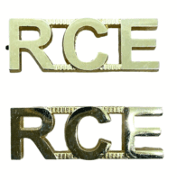Canadian Forces RCE Engineers Collar Badge Insignia Clutch Back