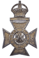 Canadian Militia The Oxford Rifles Cross Belt Plate