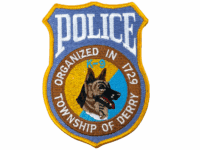 US Township Of Derry Pennsylvania K-9 Unit Police Patch