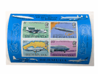 50th Anniversary Air Mail Bermuda Stamps First Day Cover
