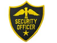 US SECURITY OFFICER Police Patch