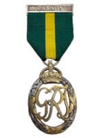 Canadian Toronto Regiment Colonial Auxiliary Forces Medal Named Major Nicholls
