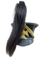 British Army Officers 1840's Era Bell Top Shako Hat with Plume RARE
