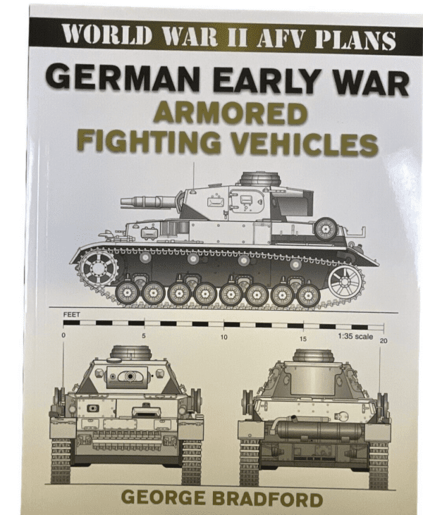 WW2 German Early War Armoured Fighting Vehicles AFV Plans SC Reference Book