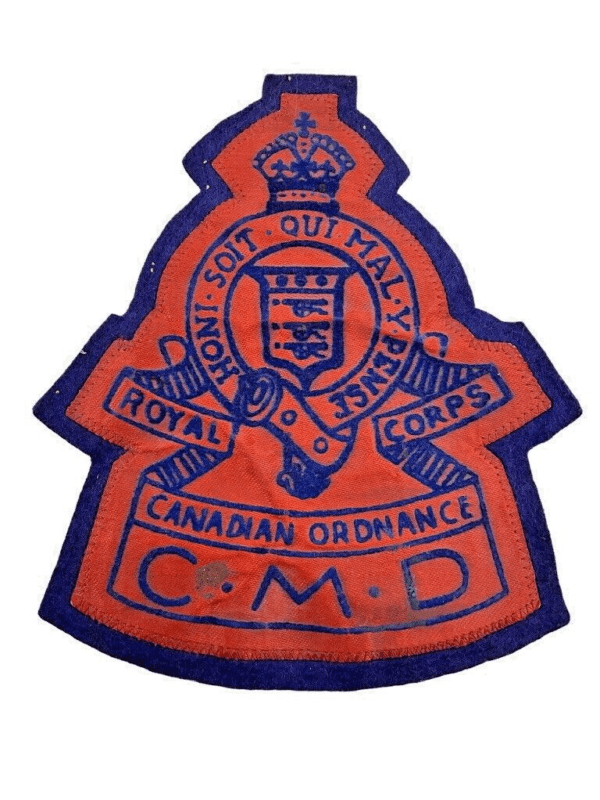 WW2 Royal Canadian Ordnance Corps CMD Military Depot Crest Patch