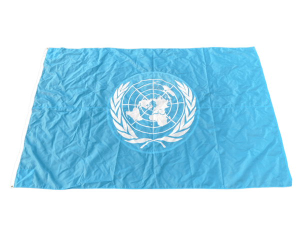 UN United Nations Canadian US Made Flag 7ft x 4ft Nylon