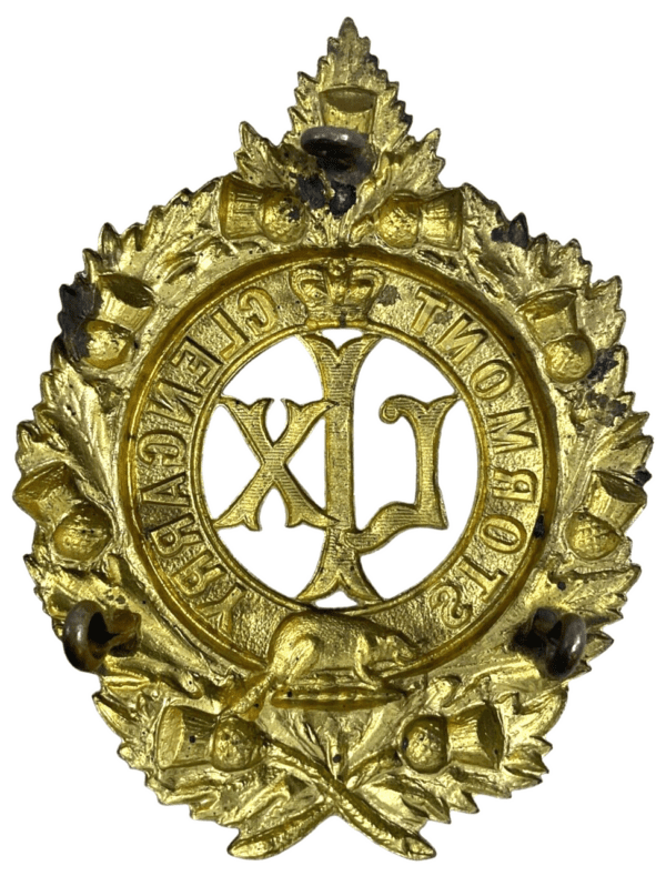 Canadian Militia Officers Stormont & Glengarry Cap Badge