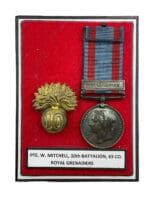 Canadian North West Canada 1885 10th Battalion Royal Grenadiers Pte W Mitchell