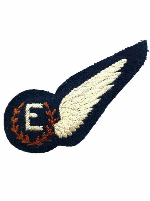 WW2 British RAF Engineers E Half Wing Insignia