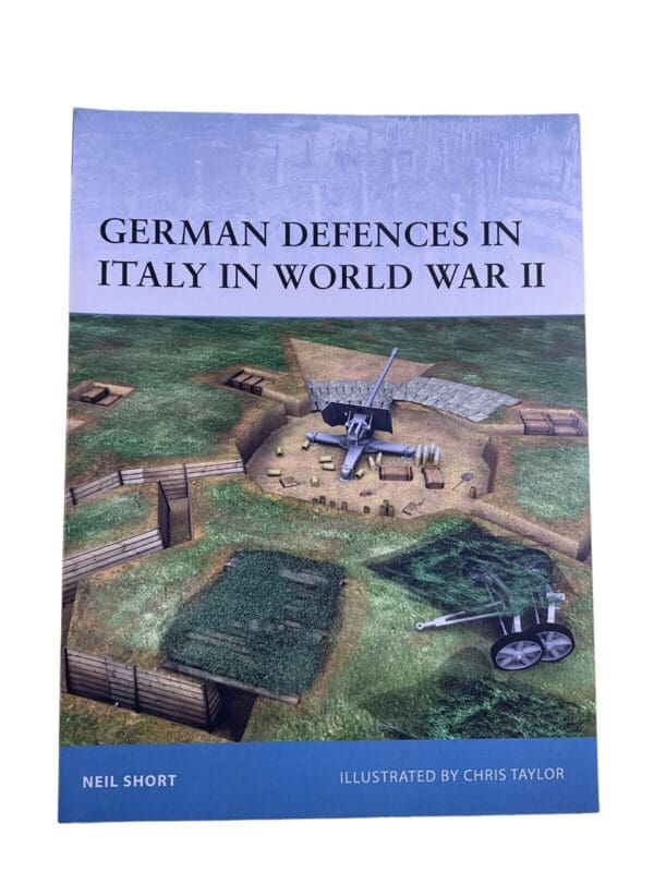 WW2 German Defences in Italy in World War II Osprey Soft Cover Reference Book