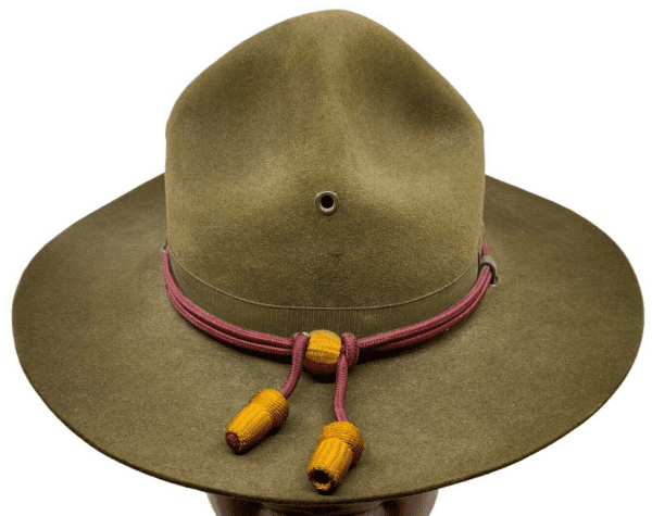 WW1 US AEF Drill Instructor DI Felt Hat Size 7 1/8