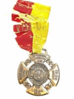 US 1921 Lorain Ohio Spanish War Veterans Medal with Ribbon