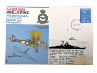 British Irish RAF First Day Cover Stamp No9 Squadron RFC Pathfinder Force