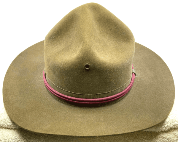 WW1 US AEF Drill Instructor DI Felt Hat Size 7 1/8