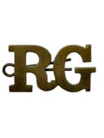 Canadian Royal Grenadiers RG Shoulder Title Insignia Single