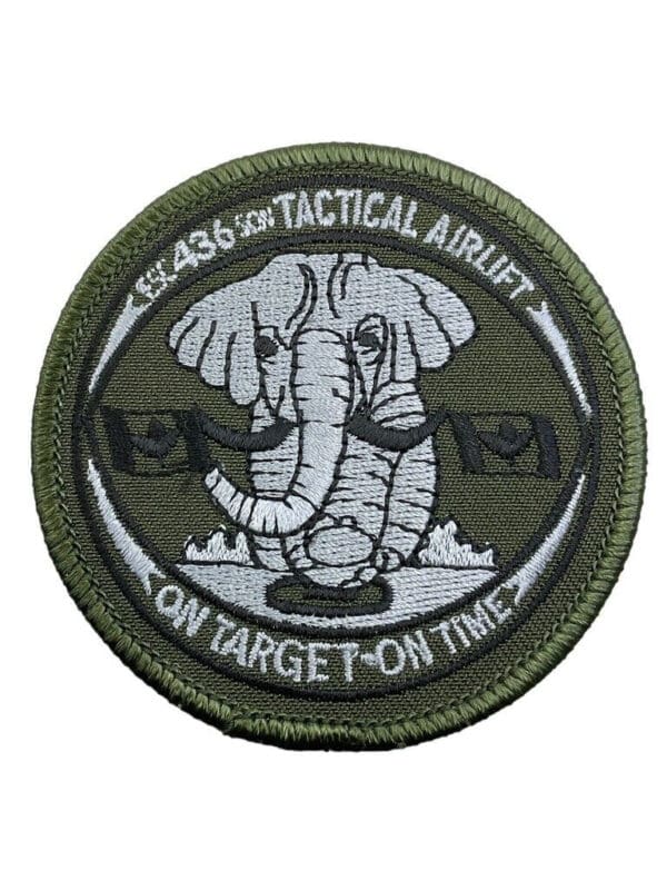 Canadian Forces RCAF 436 Squadron Tactical Airlift OD Green Patch Crest