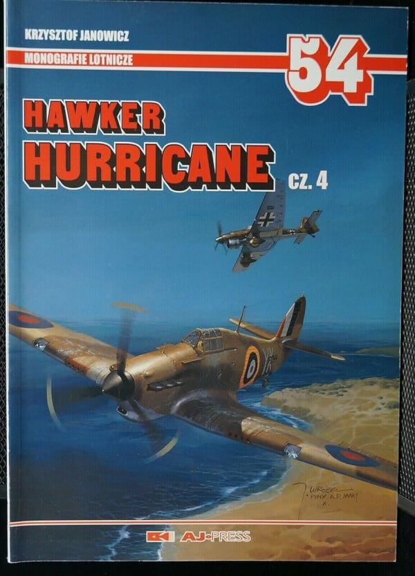 WW2 British RAF Hawker Hurricane Vol 4 Polish Text Reference Book