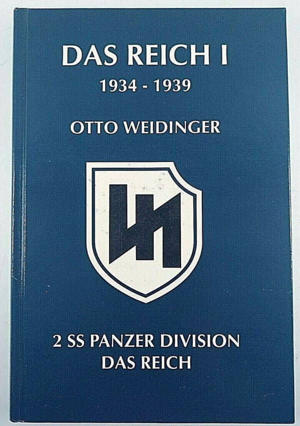 WW2 German Das Reich I 1934 to 1939 2 SS Panzer Division Reference Book