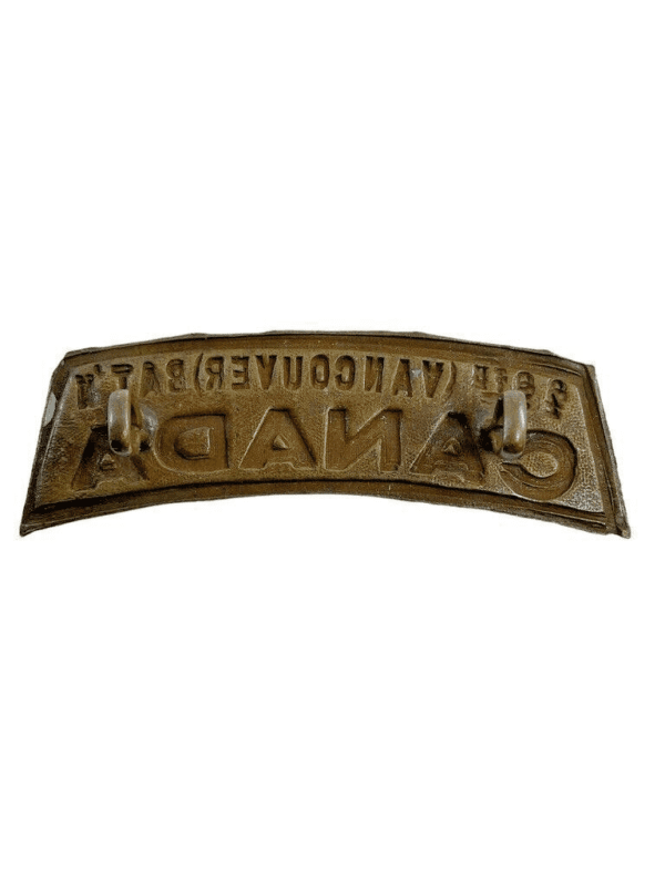 WW1 Canadian CEF 29th Battalion Vancouver Metal Shoulder Title Single