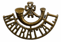 WW2 British Indian Mahratta Light Infantry Shoulder Title Insignia Single