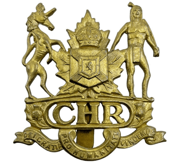 Canadian Colchester and Hants Regiment Cap Badge