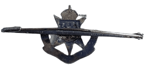 British East Surrey Regiment Enamel Sweetheart Tie Pin