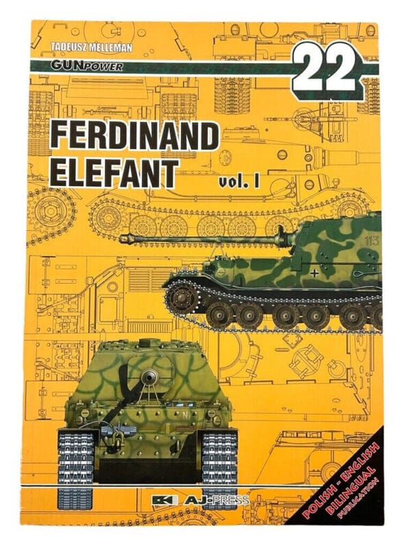 WW2 German Ferdinand Elefant Volume 1 SP Self Propelled SC Reference Book