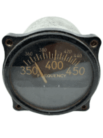 US USAF Aircraft Frequency Gauge Cockpit Instrument