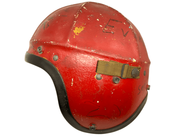 Canadian RCAF Bone Dome Type H-4 Pilots Helmet With Graffiti Size Medium