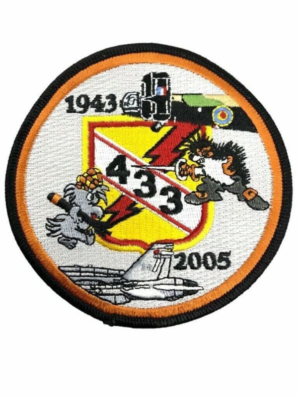 Canadian Forces RCAF 433 1943-2005 Anniversary Squadron Crest Patch