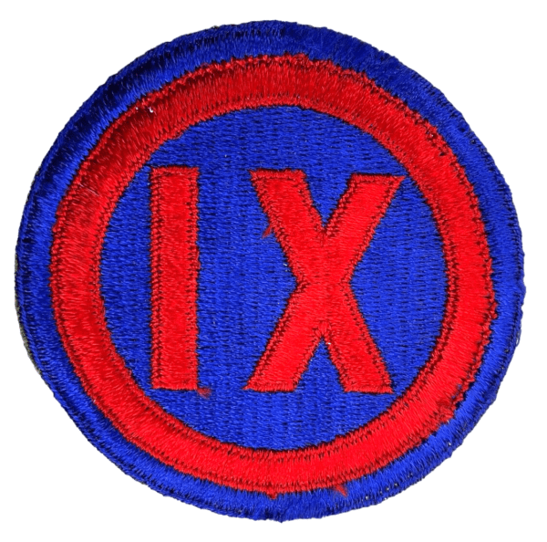 WW2 US Army 9th Corps SSI Sleeve Patch Insignia