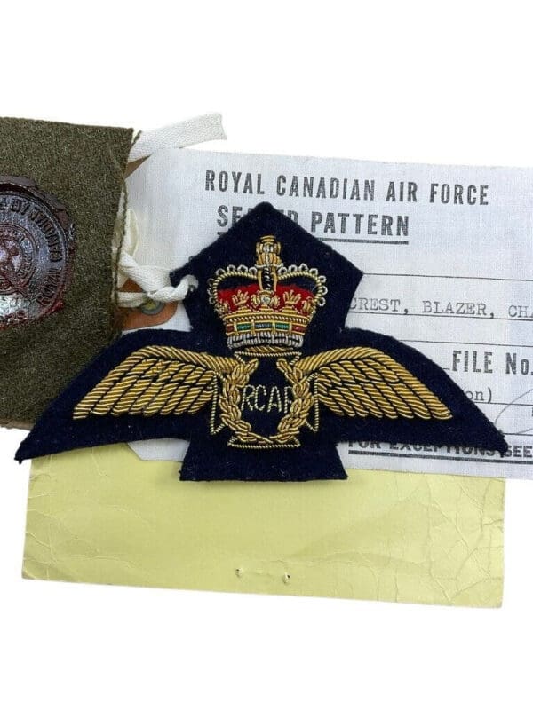 Canadian Forces RCAF Chaplain Blazer Crest Sealed Pattern 1