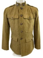 WW1 US AEF Railhead Engineers F Engineer Collar Disc Other Ranks Wool Tunic