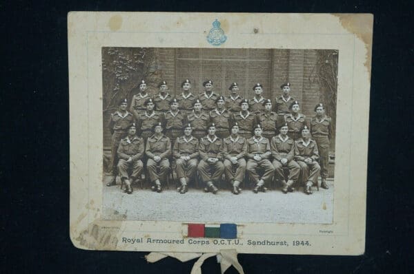 WW2 British Royal Armoured Corps OCTU Sandhurst 1944 Photo