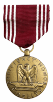 WW2 US Good Conduct Medal & Ribbon Named David G. Harkness