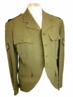 Canadian Korean War Highland Tropical Worsted Jacket 38 Chest Height 5'8 Named