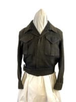 WW2 Canadian Navy RCN Battle Dress Jacket Dyed from Army BD 1