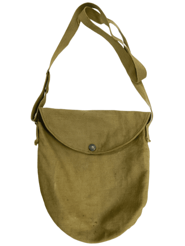 WW2 Canadian British Small Bag Pouch With Strap & Snap Closure