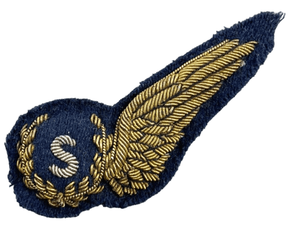 WW2 British RAF Padded Signaller Bullion Mess Dress Wings Brevet