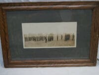 Pre WW1 Canadian Brockville Rifles Framed Group Photograph