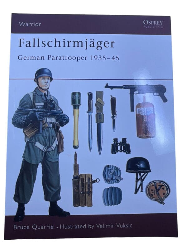 WW2 German Fallschirmjager Osprey Warrior No 38 Softcover Reference Book