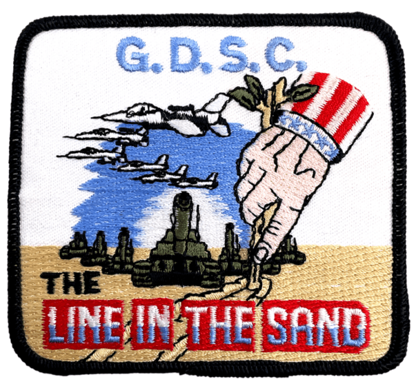 Gulf War US Forces GDSC The Line In The Sand Patch