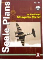 WW2 British RAF De Havilland Mosquito Mk6 Scale Plans 57 SC Reference Book