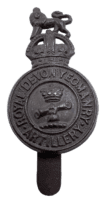 WW1 British Royal Devon Yeomanry Artillery Cap Badge