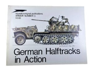 WW2 German Halftracks in Action Tank Armour SC Reference Book