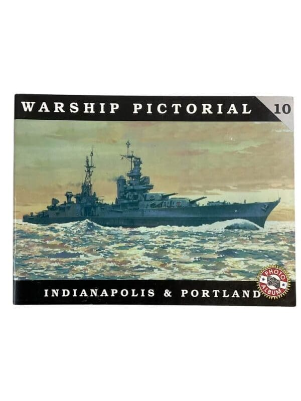 WW2 US USN Navy Warship Pictorial 10 Indianapolis and Portland Reference Book