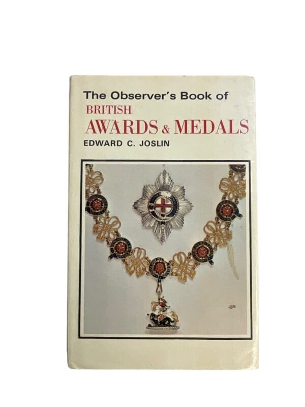 WW2 British The Observers Book of British Awards and Medals Reference Book