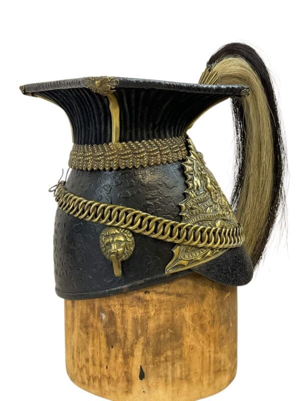 British Victorian 9th Royal Lancers Other Ranks Helmet Tschapka