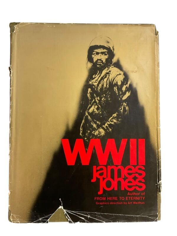 WW2 US WWII James Jones Hardcover Reference Book